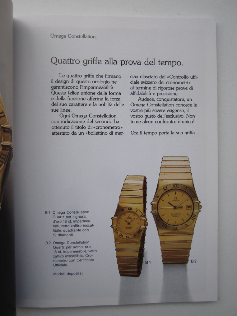 Omega - Omega 1980's Catalogue + 6 extra Omega Postcards - 1980 #3.2