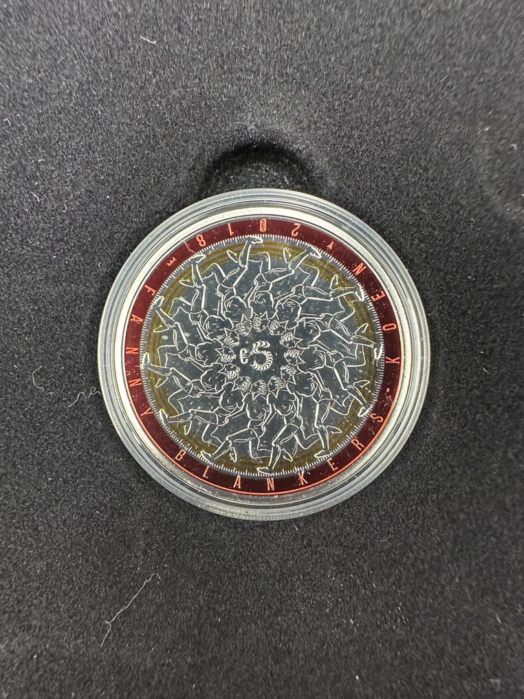 Netherlands. 5 Euro 2018 "Fanny Blankers-Koen" - Kleurset Proof  (No reserve price) #3.2