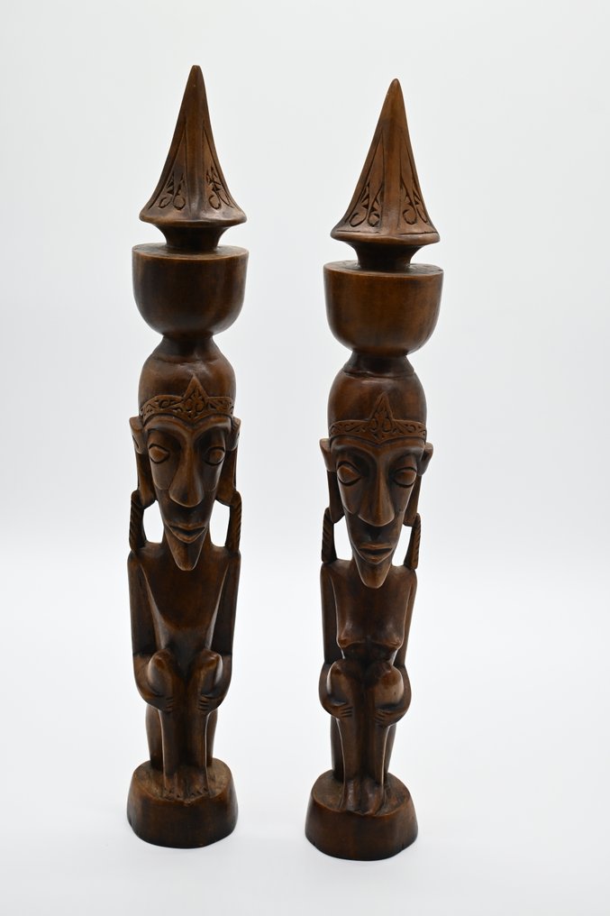 2 figures - Sumatra - Batak - Indonésie (Sans Prix de Réserve) #4.3