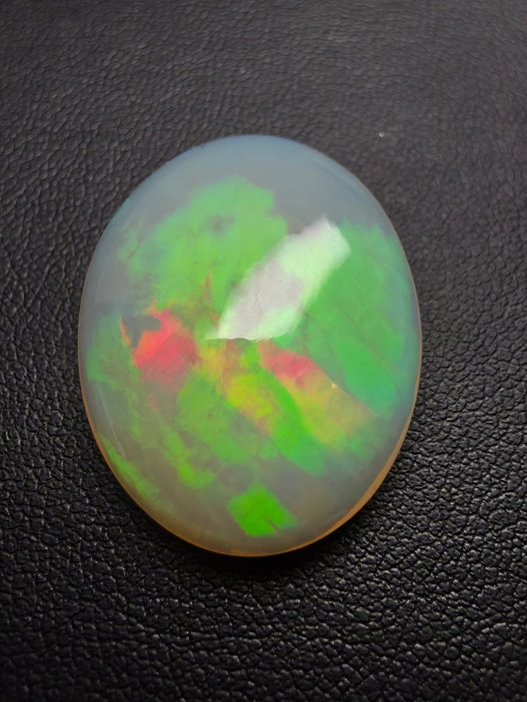 Multicolour, Orange Opal - 28.37 ct - Antwerp Laboratory for Gemstone Testing (ALGT) #4.3