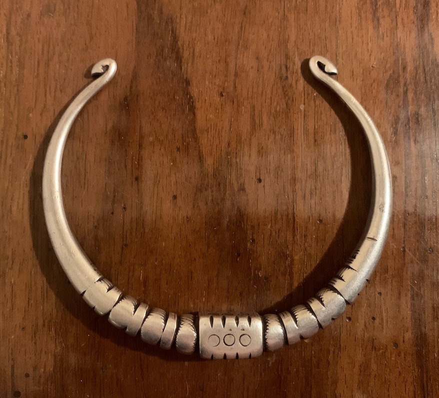 Starre Halskette - Silber - Indien - Ära nach Besetzung (1952 - heute) #1.0