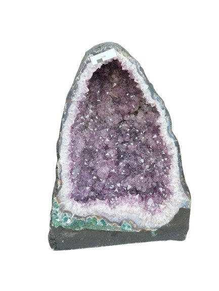 NO RESERVE PRICE Large Amethyst Geode Amethyst - Height: 34.5 cm - Width: 24.5 cm- 14.78 kg #1.0