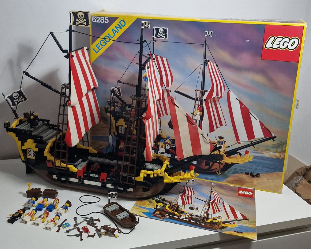 Lego Set - 6285 - Pirates - Lego vintage set Legoland Pirates 6285 Barracuda, with box and instructions #1.0