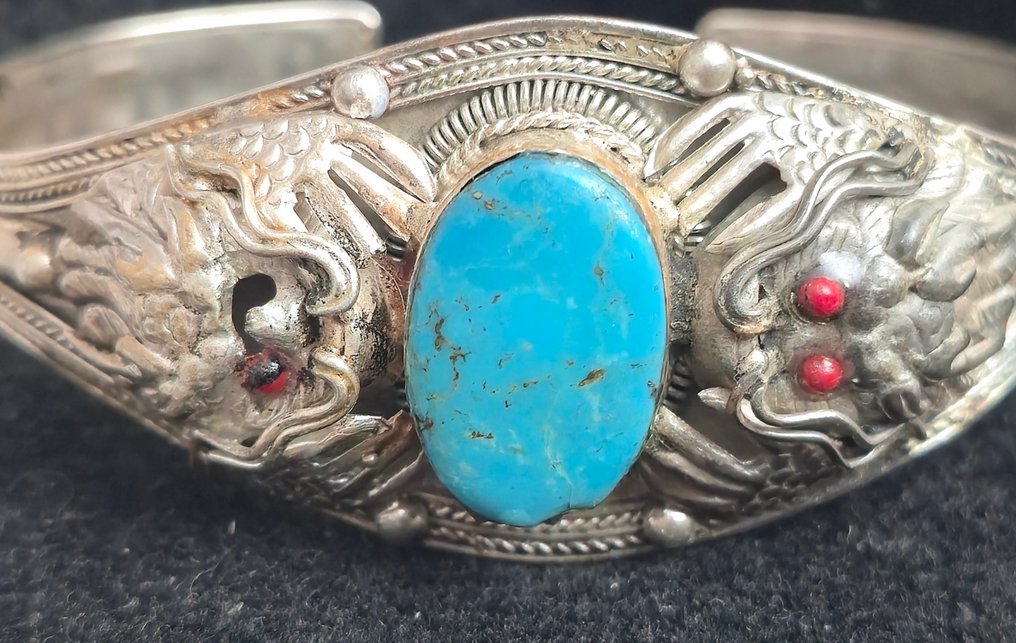 Ασημί - Όμορφο κομμάτι από ατόφιο ασήμι, παλαιό κόσμημα, βραχιόλι, χρυσοχόος #1.0