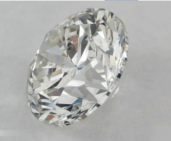 1 pcs Diamond  (Natural coloured)  - 0.41 ct - Round - Faint Yellow Green - SI1 - Gemological Institute of America (GIA) #2.1