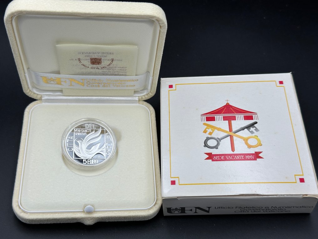Βατικάνο. 5 Euro 2005 "Sede Vacante" Proof  (χωρίς τιμή ασφαλείας) #1.0