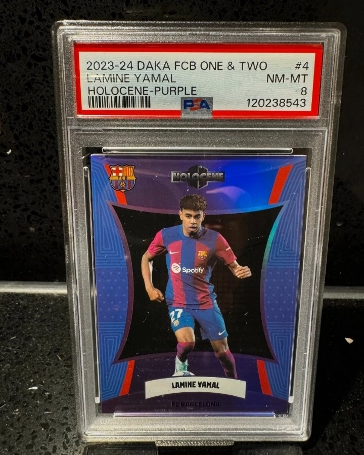 2023/24 DAKA FCB ONE & TWO Lamine Yamal /99 - PSA 8 - 1 Graded card #1.0