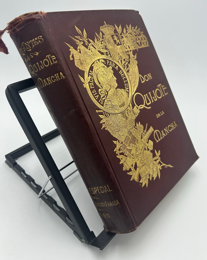 Miguel de Cervantes Saavedra - El Ingenioso Hidalgo Don Quijote de la Mancha - Centro del Ejército y de la Armada - 1905 #1.0