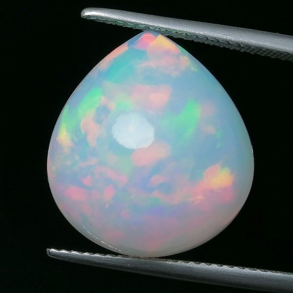 Opale  - 11.21 ct - Instituto Gemólogico Español (IGE) - Gioco di colore intenso #1.0