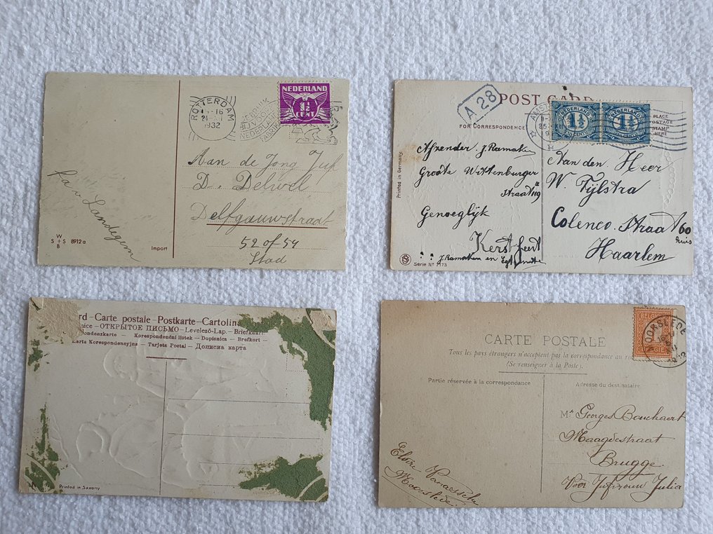 荷兰及其他国家 - 圣诞 - 圣诞老人、孩子们、风景等。 - 明信片 (150) - 1910-1960 #2.1