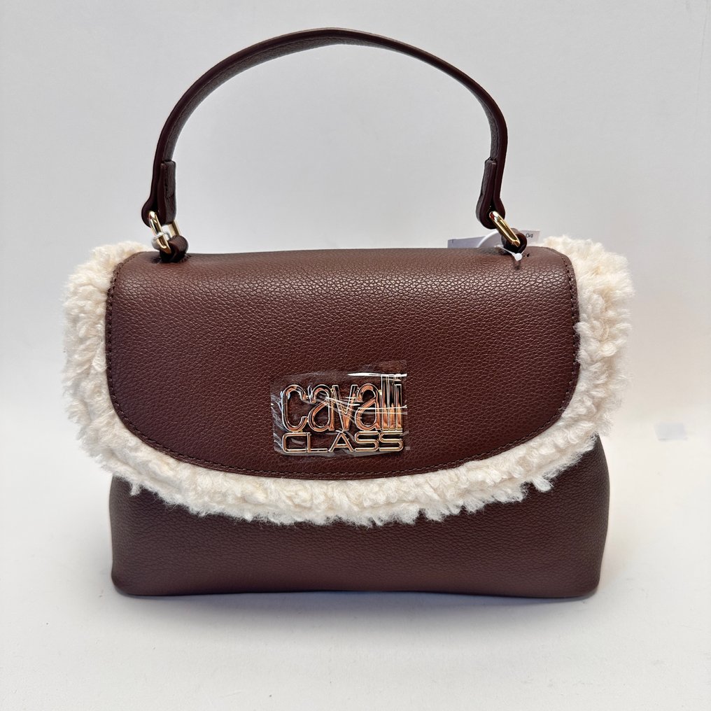 Roberto Cavalli - Cavalli Class - small shearling satchel - 挂肩式皮包 #2.1