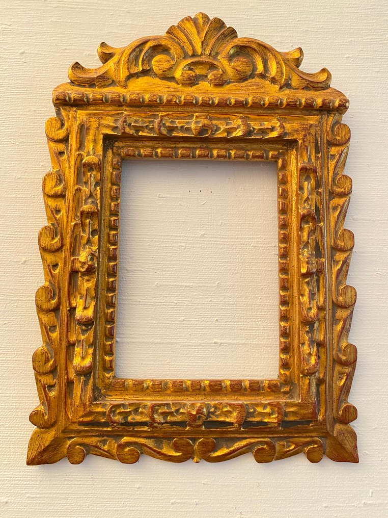 Ramme  - Træ, guldblad - 33 cm x 47 cm #1.0
