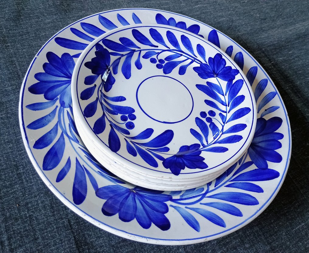 Richard Ginori - 成套餐具 (7) - Mondovì - 陶瓷 - 手工绘制 #4.3