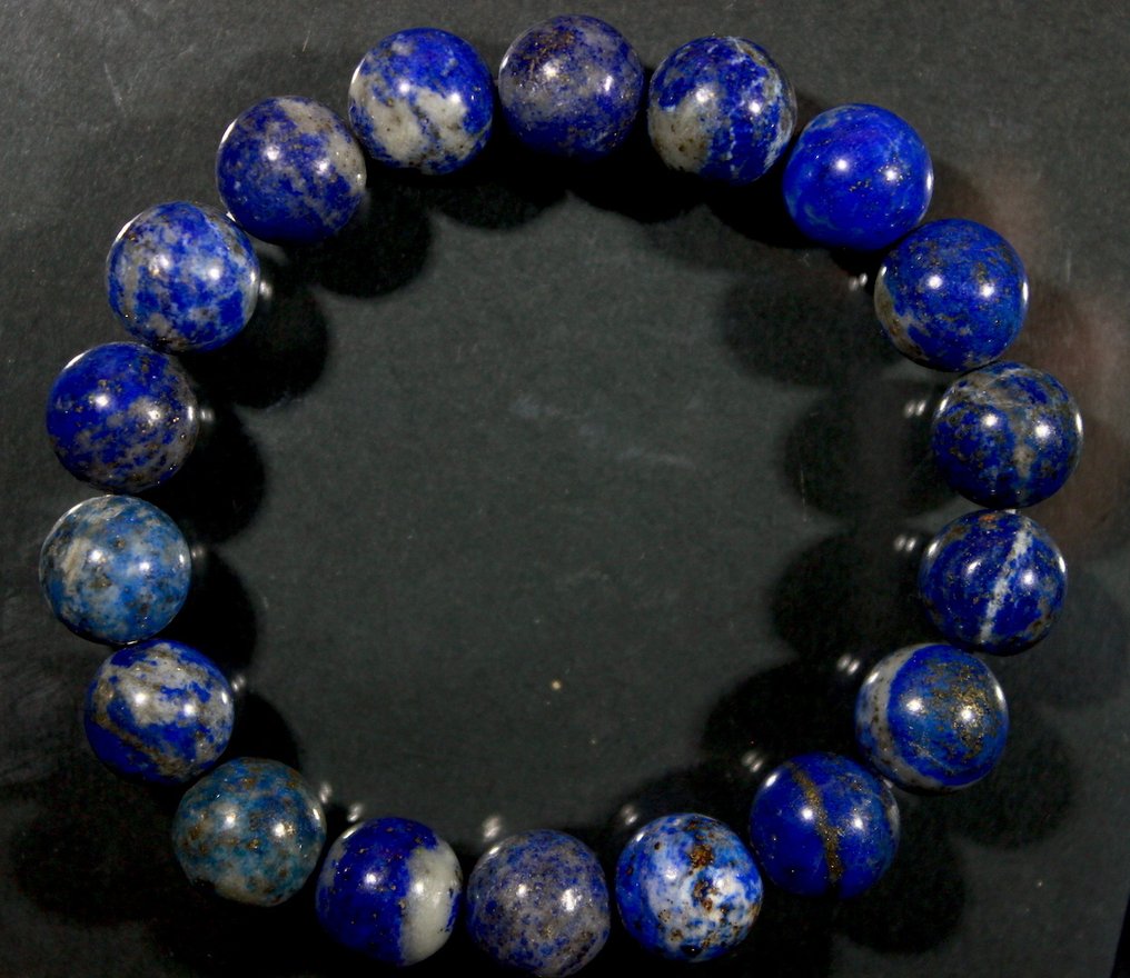 克 161.0 青金石手链 弧面形- 161 g - (5) #4.3