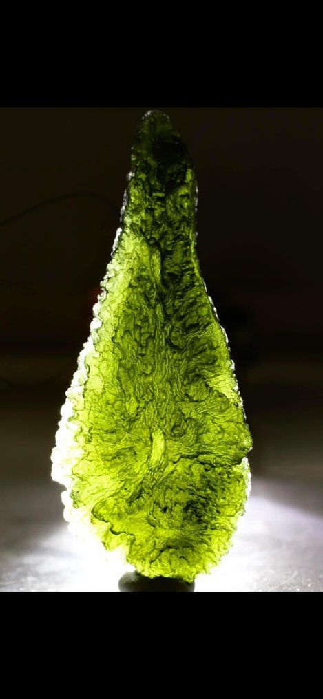 Moldavite Moldavite - Altezza: 7.2 cm - Larghezza: 3.2 cm - 33 g - (1) #3.2