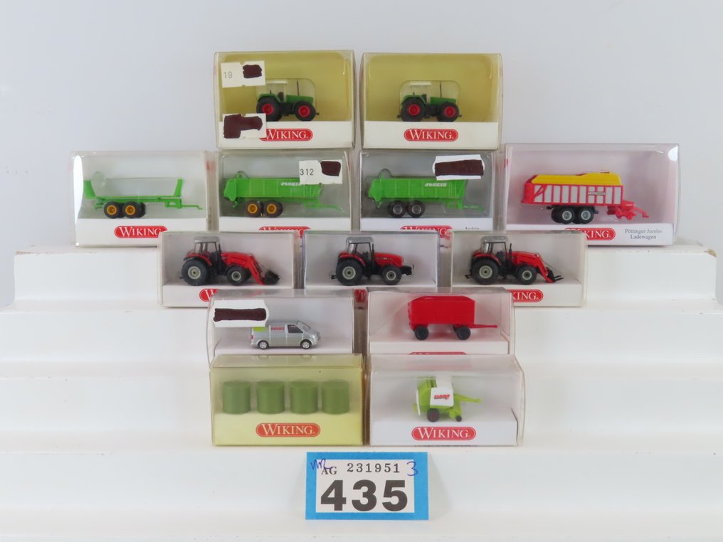 Wiking N轨 - 9554022/9550122/095503/ 9573925/9574025/9590122/ 9570124/095640/092702/ 0160116/9604023/095602 - 模型火车车辆 (13) - 农业车辆/配件 #1.0