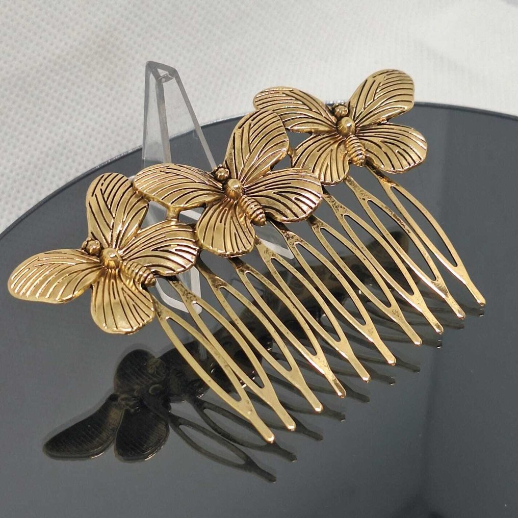 Ασήμι 925. - Καρφίτσα μαλλιών - Φαρφάλες. #1.0