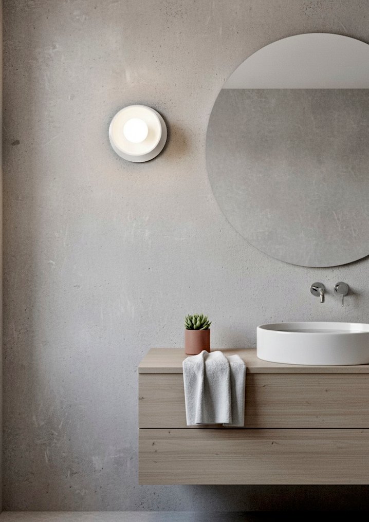 neo - Rodrigo Vairinhos - Φωτιστικό τοίχου - Ο Μικρός Πρίγκιπας_λευκό γυαλιστικό - Πήλινα, Αλουμίνιο - Φωτιστικό τοίχου/οροφής #4.3