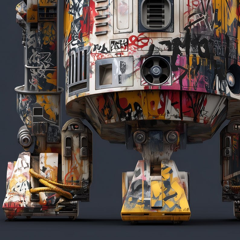 Artxlife - R2-D2 Graffiti #3.2
