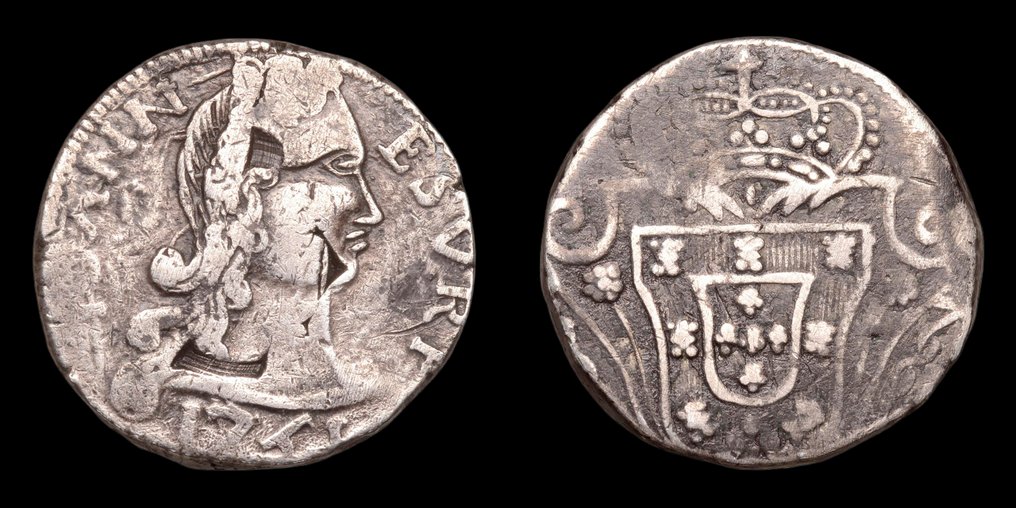 India portoghese. D. João V (1706-1750). Rupia (600 Réis) 1751 - Goa - Muito Rara #2.1