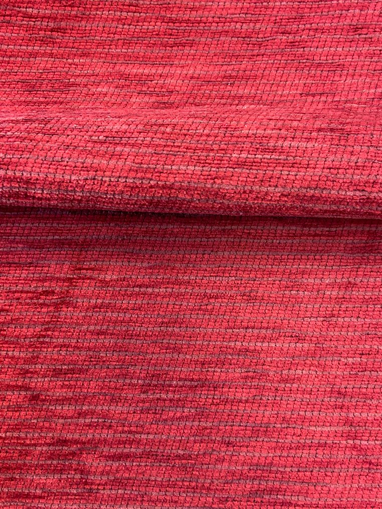 Velluto rigato rosso made in Italy - Stoff - 440 cm - 140 cm #2.1