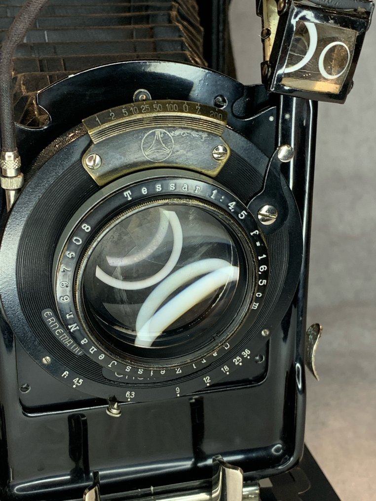 Ernemann Heag II Ser. II met Carl Zeiss Jena Tessar 4,5/16,5cm | Analoge Kamera #2.1