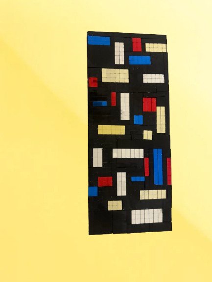 展示框架 - 彩色玻璃 - Theo Doesburg ArtInspired #3.2