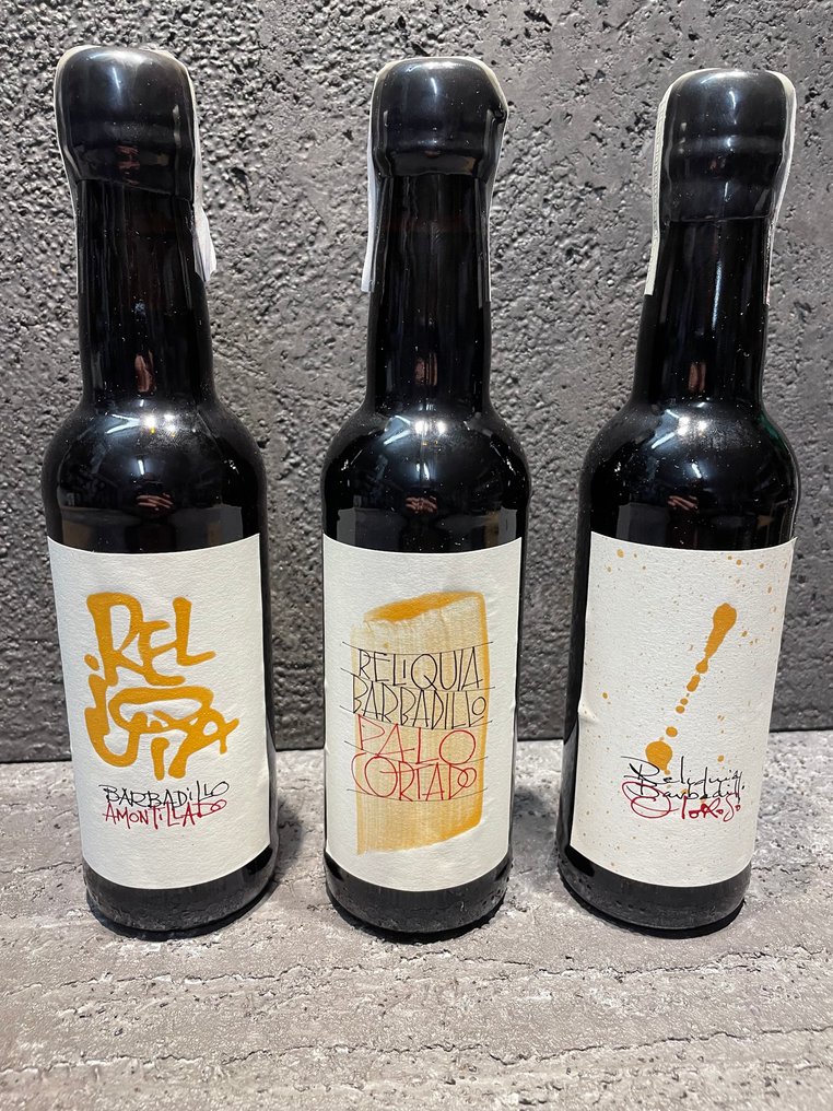 2021 Barbadillo Reliquia - Saca - Jerez Amontillado, Palo Cortado, Oloroso - 3 Halve flasker (0,375 L) #1.0