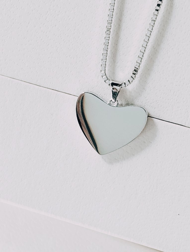 χωρίς τιμή ασφαλείας - Κολιέ με μενταγιόν - 18 καράτια Λευκός χρυσός, Πλατίνα #1.0