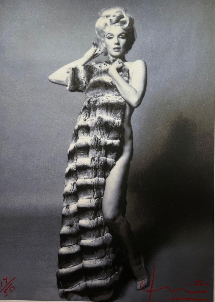 Bert Stern (1929–2013) - Famous Marilyn Monroe in the Chinchilla Coat #1.0