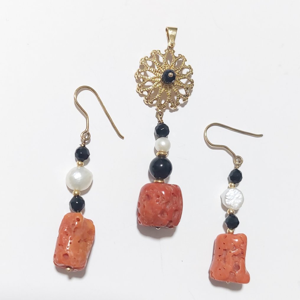 Set - 18 kt Gelbgold - Demiparure in oro 18kt #1.0