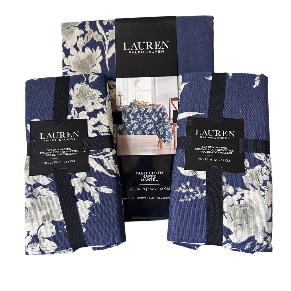 Lauren Ralph Lauren - Tablecloth + Napkins - Tablecloth (9) - 213 cm - 152 cm - placemat #1.0