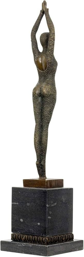 D.H. Chiparus - (after) - Γλυπτό, Starfisch - 49 cm - Μπρούντζος, Μάρμαρο #3.2