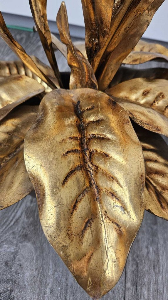 台灯 - 镀金叶子台灯 Hans Kölg 静止 - 木, 金属, 金 #4.3