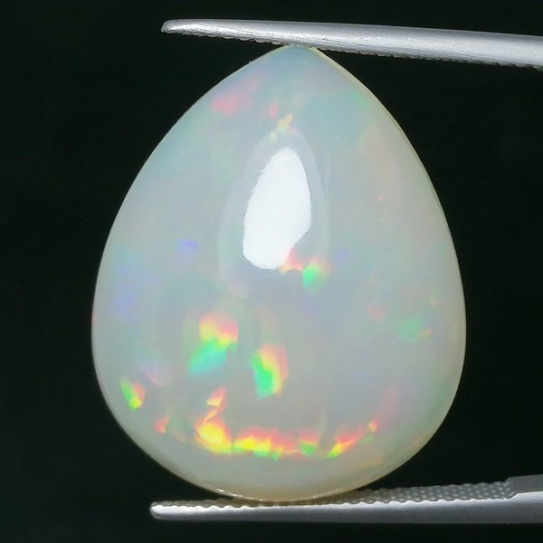 Opal  - 21.40 ct - Instituto Gemólogico Español (IGE) - Intense Color Play #3.2