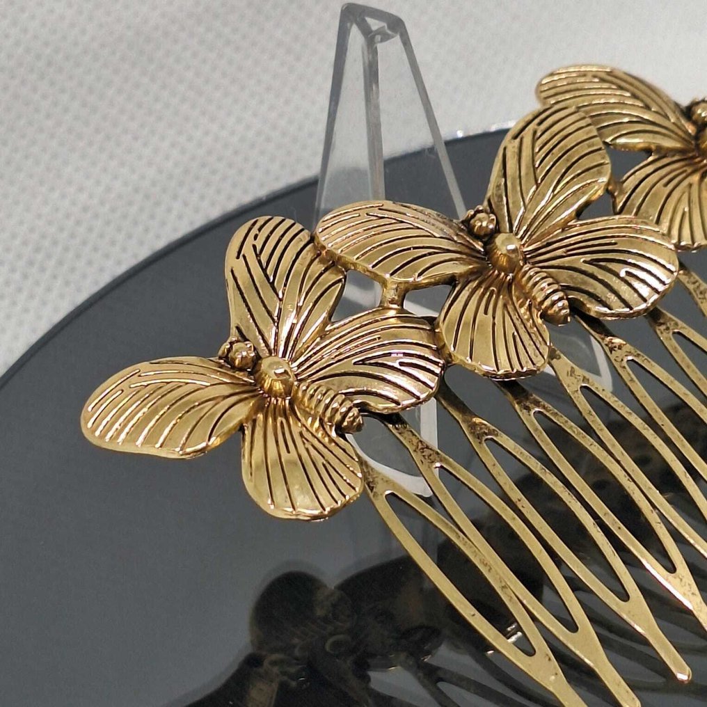 Ασήμι 925. - Καρφίτσα μαλλιών - Φαρφάλες. #4.3