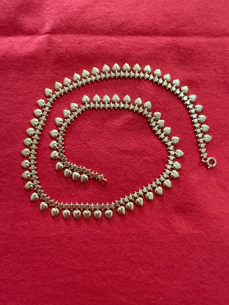 貼頸頸鏈 - 19.2克拉 黃金 #4.3