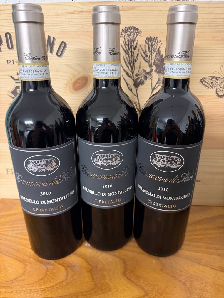 2010 Casanova di Neri, Cerretalto - Μπρουνέλο ντι Μονταλσίνο Riserva - 3 Bottles (0.75L) #1.0