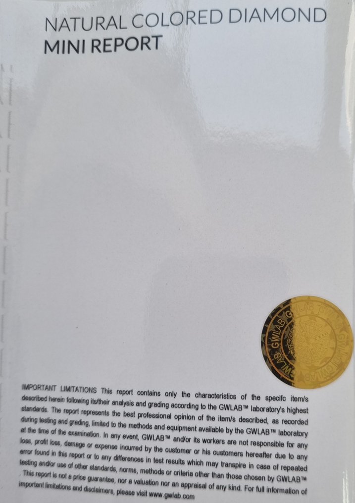 59 pcs 钻石  (天然)  - 0.52 ct - 圆形 - VVS2 极轻微内含二级, SI1 微内含一级 - Gemewizard宝石实验室（GWLab） - 粉色 #3.2