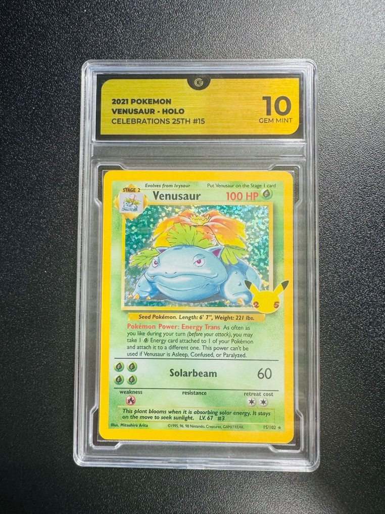 Pokémon - 1 Graded card - Florizarre 15 Foil, Édition limitée - GG 10 - Various sets #1.0