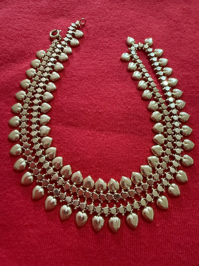 貼頸頸鏈 - 19.2克拉 黃金 #1.0