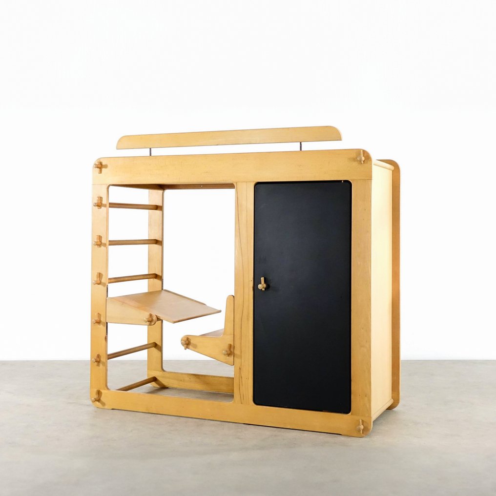 ELBRO - Luigi Colani - 床 - 山毛榉 - Living Cube „Rappelkiste“ #3.2