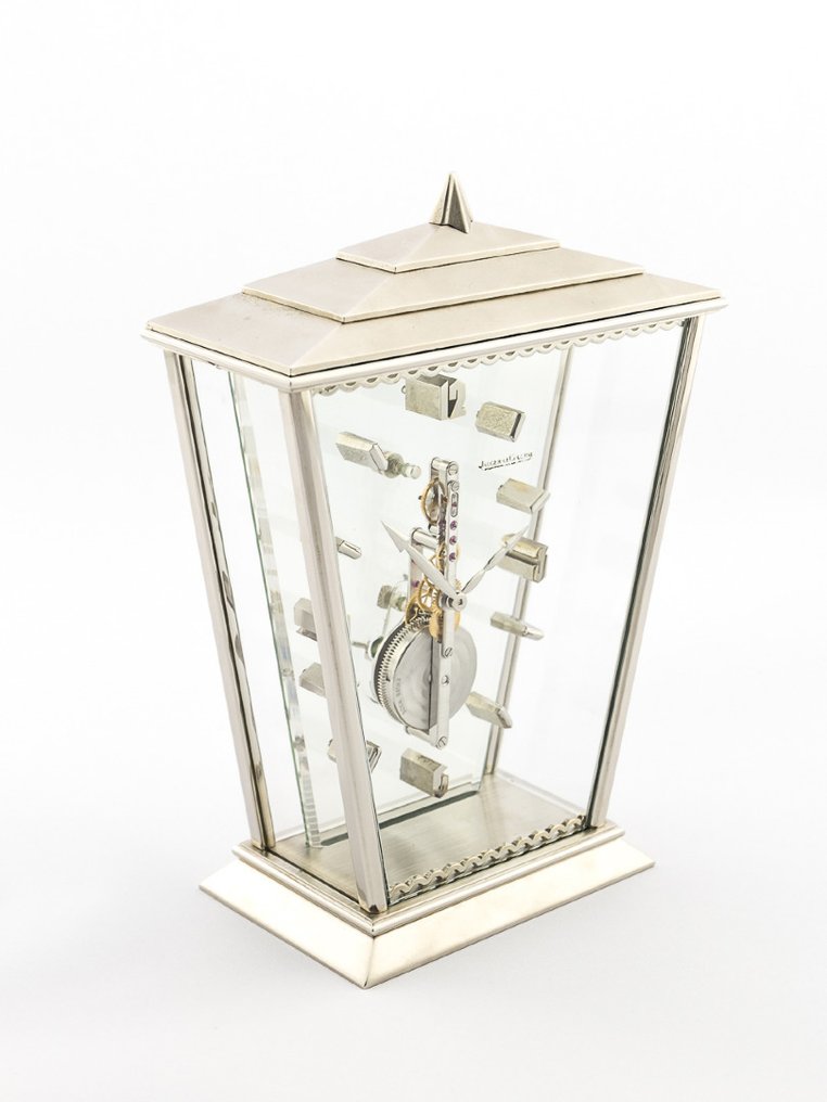 Table clock - Jaeger-LeCoultre - Nickel-plated brass - 1960-1970 #2.1