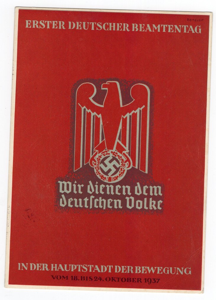 Impero tedesco 1937/1941 - 3 migliori affari privati completi con marchette speciali. #4.3