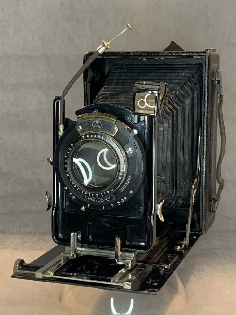 Ernemann Heag II Ser. II met Carl Zeiss Jena Tessar 4,5/16,5cm | Analoge Kamera #1.0