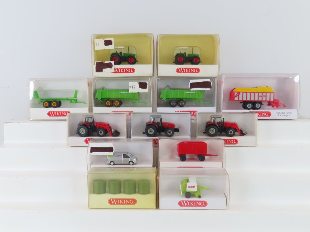 Wiking N轨 - 9554022/9550122/095503/ 9573925/9574025/9590122/ 9570124/095640/092702/ 0160116/9604023/095602 - 模型火车车辆 (13) - 农业车辆/配件 #1.0