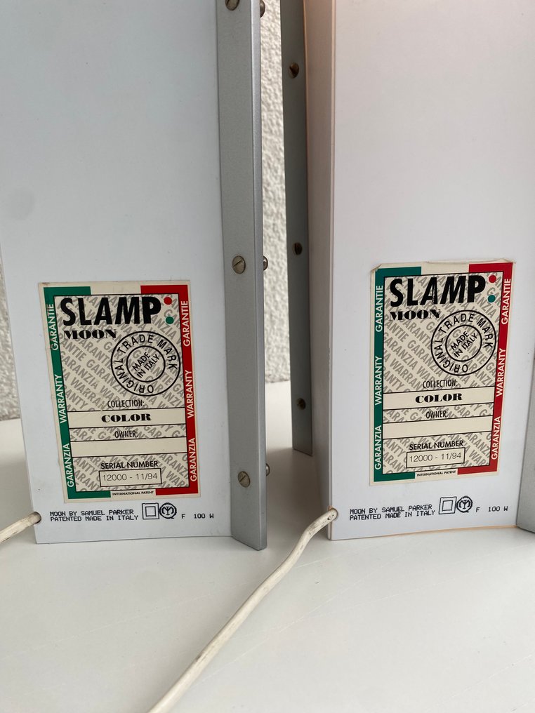 SLAMP - Samuel Parker - Table lamp - Moon - Plastic, Metal, Aluminium - Two table lamps #4.3