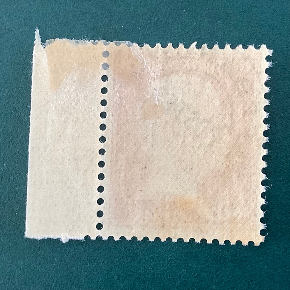 França 1923/1926 - Preço: 45 centavos Pasteur com impressão a cavalo. - Yvert 67a #2.1