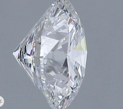 1 pcs 钻石 (天然) - 0.50 ct - 圆形 - F - VS1 轻微内含一级 - 美国宝石研究院(GIA) #1.0