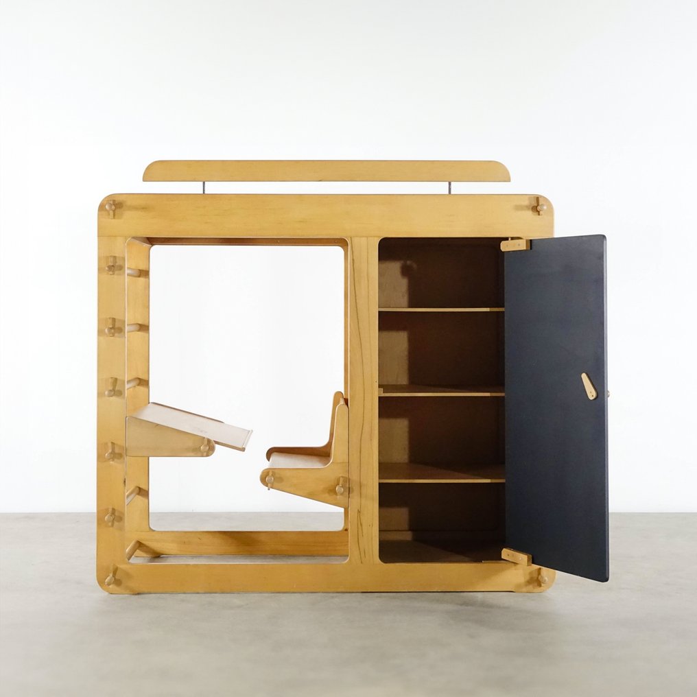 ELBRO - Luigi Colani - 床 - 山毛榉 - Living Cube „Rappelkiste“ #2.1